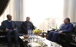 دیدار استاندار قزوین با رییس هیات عامل صندوق توسعه ملی